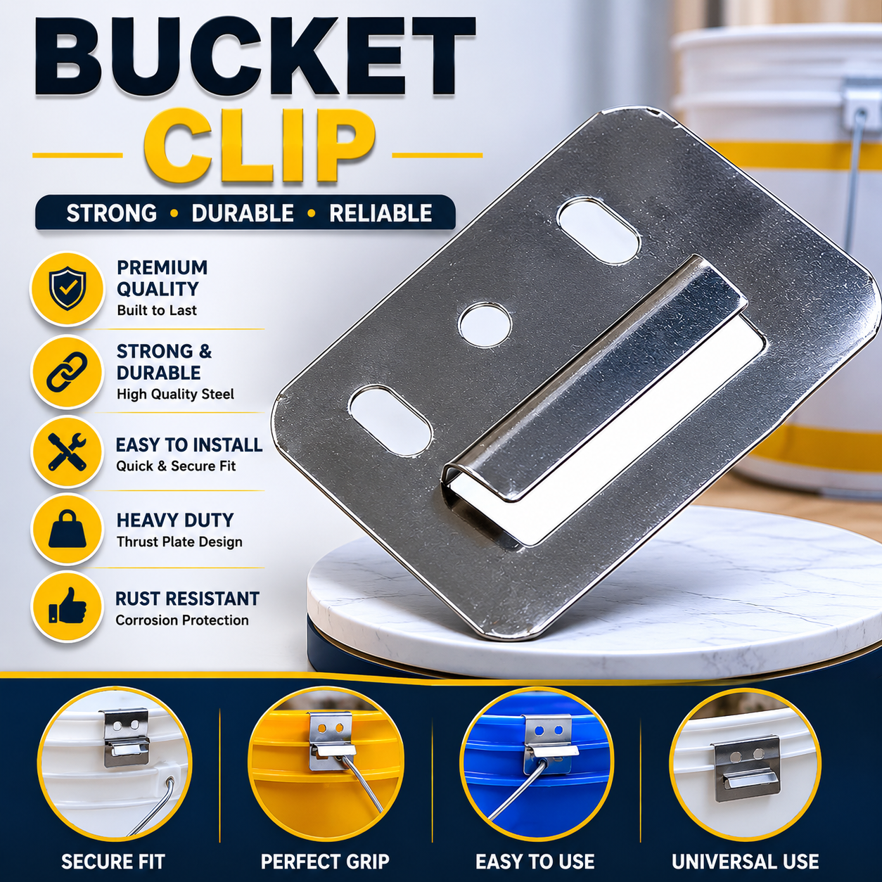 L-PROFILE BUCKET CLIP