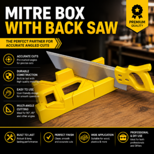 MITRE BOX WITH BACK SAW
